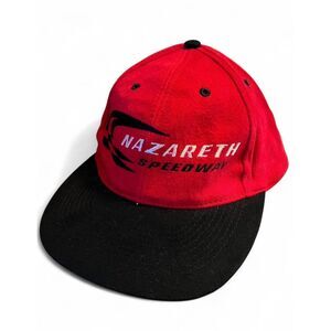 Vintage Deadstock new with tags Nazareth Speedway strap back hat